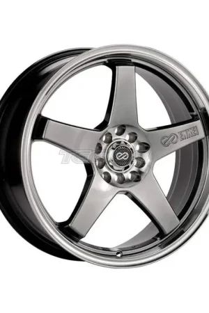 Best Seller Enkei EV5 Alloy Wheel 17x7 ET38 5x100/114.3 Hyper Black Machined Lip 7