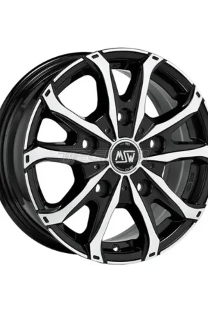 MSW Off-Road & Van 48 Van Alloy Wheel 17x7 ET55 5x160 Gloss Black Full Fresh Stock