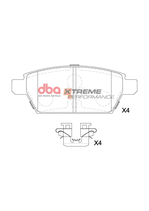 DBA 06-12 Ford Fusion XP Performance Rear Brake Pads Reduced Price