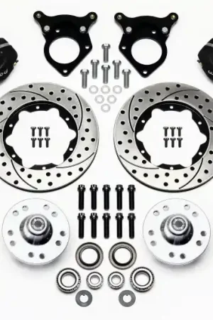 Wilwood Forged Dynalite Front Kit 11.00in Drilled 87-93 Mustang 5 Lug — PMD Premier Motoring Development Sale