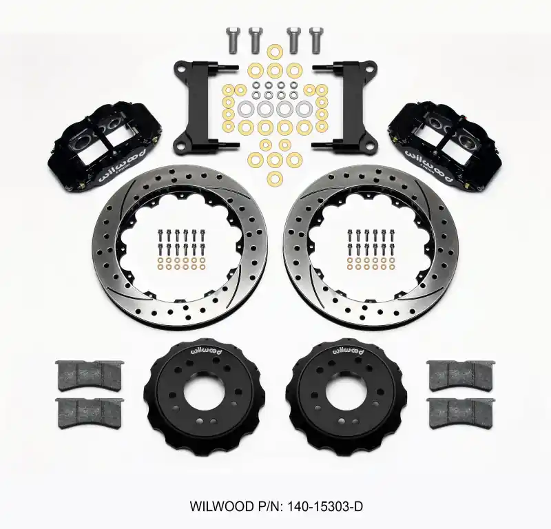 Wilwood Narrow Superlite 6R Front Hat Kit 13.06 Drilled 63-87 C10 w/ W — PMD Premier Motoring Development Warranty Included