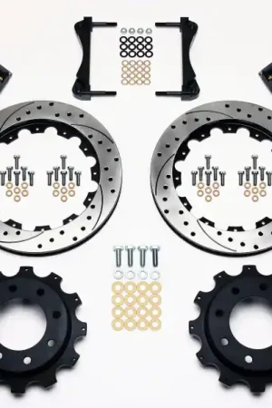 Buy Online Wilwood TC6R Rear Kit 16.00in Drilled 1999-2010 GM H2 / 2500 4.63 Cntr — PMD Premier Motoring Development