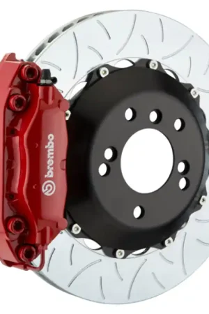 Top Rated Brembo 95-98 993 C2/C4/C4S/Turbo Rear GT BBK 4 Piston Cast 345x28 2pc— PMD Premier Motoring Development