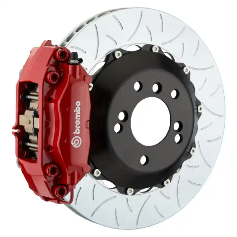 Top Rated Brembo 95-98 993 C2/C4/C4S/Turbo Rear GT BBK 4 Piston Cast 345x28 2pc— PMD Premier Motoring Development