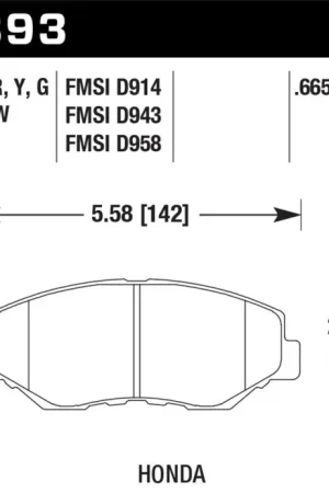 Editor’s Pick Hawk 15 Honda Accord Race Front DTC-30 Brake Pads — PMD Premier Motoring Development
