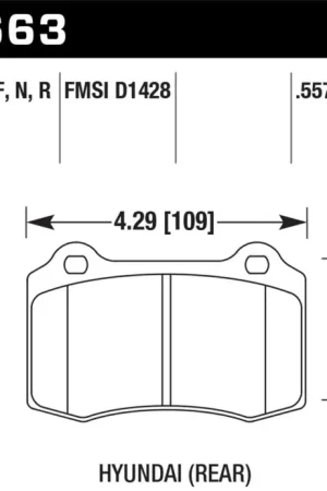 Hawk 10 Hyundai Genesis Coupe (Track w/ Brembo Breaks) Performance Cer — PMD Premier Motoring Development Same Day Shipping
