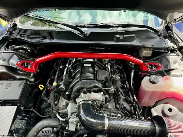 2-Point Front Strut Tower Brace; Bare Sale