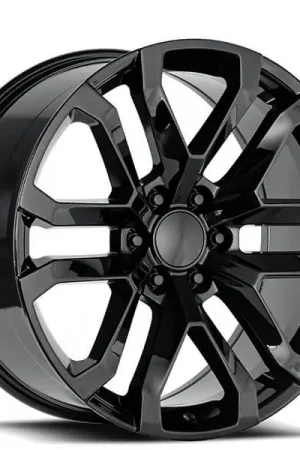 20" GMC Denali Wheels FR 95 Gloss Black OEM Replica Rims Luxury