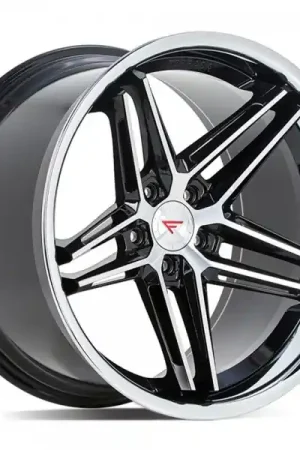 19" Ferrada Wheels CM1 Black Machined with Chrome Lip Rims Direct From Factory