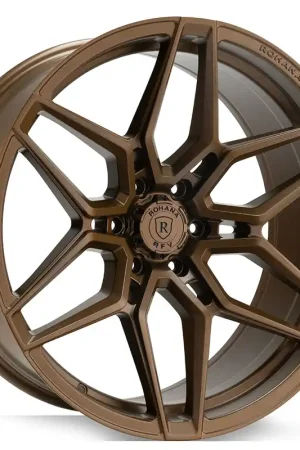 20" Rohana Wheels RFV2 Matte Bronze Flow Formed Rims Flash Sale
