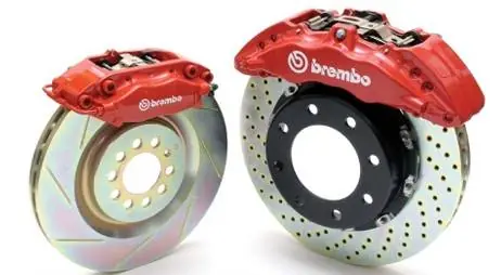 Original Mercedes-Benz S Class Brembo Gran Turismo Brake Kit with 8 Piston 380x34 Disc & 2-Piece Rotor - Front - 1Gx.9005A