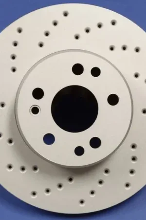 Audi A8 SP Performance Cross Drilled Vented Front Rotors - C01-940 Best Seller