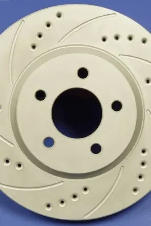 Certified BMW 3 Series SP Performance Cross Drilled and Slotted Vented Rear Rotors - F06-3964