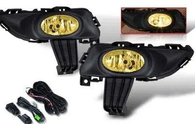 Reduced Price Mazda 3 WinJet OEM Fog Light - Yellow - Wiring Kit Included - WJ30-0101-12
