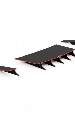 Zonari VR5 Rear Diffuser; Gloss Carbon Fiber Vinyl Super Sale