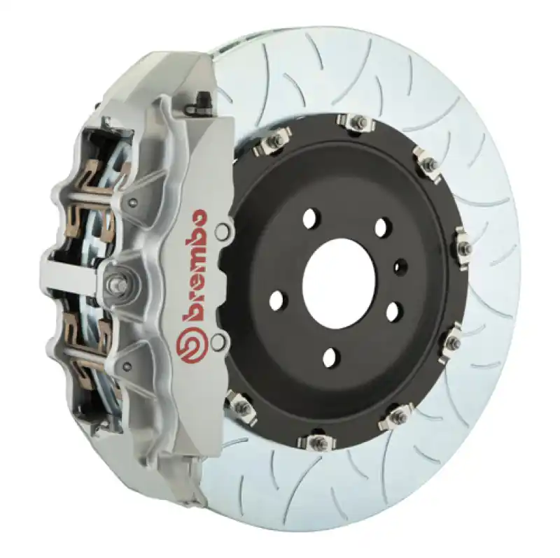 Price Cut Brembo 03-08 SL55 AMG Front GT BBK 8 Piston Cast 380x34 2pc Rotor Slot — PMD Premier Motoring Development