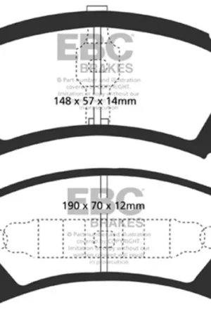 Grab Now EBC 91-95 Buick Skylark 2.3 Yellowstuff Front Brake Pads — PMD Premier Motoring Development