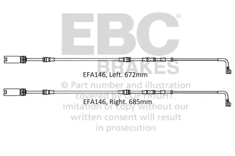 EBC 2008-2010 BMW M3 4.0L (E90) Front Wear Leads — PMD Premier Motoring Development Secure Checkout