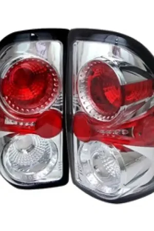 Spyder Dodge Dakota 97-04 Euro Style Tail Lights Chrome ALT-YD-DDAK97- — PMD Premier Motoring Development Markdown