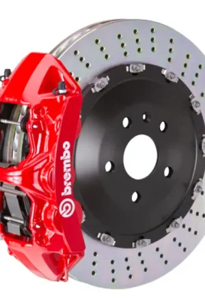 Brembo 07-13 X5 Front GT BBK 6 Piston Cast 405x34 2pc Rotor Drilled-Re — PMD Premier Motoring Development Exclusive