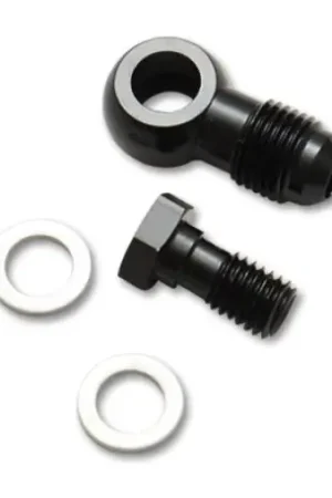 Fan Favorite Vibrant -4AN Male Banjo Fitting 10mm x 1.5 Metric Aluminum + 2 Washers — PMD Premier Motoring Development