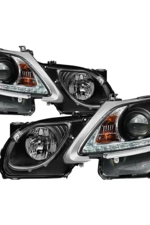 Spyder Lexus GS 300 / 350 / 450 06-11 Headlights - HID Model Only - Bl — PMD Premier Motoring Development Price Cut