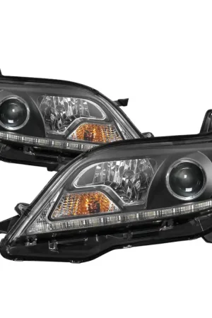 Buy Online Spyder 2015-2017 Toyota Sienna Projector Headlights - DRL LED - Black— PMD Premier Motoring Development