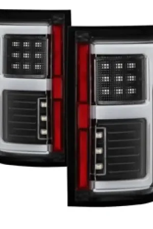Spyder 15-18 Ford F-150 Light Bar LED Tail Lights (w/Blind Spot) - Bla — PMD Premier Motoring Development Hot Picks