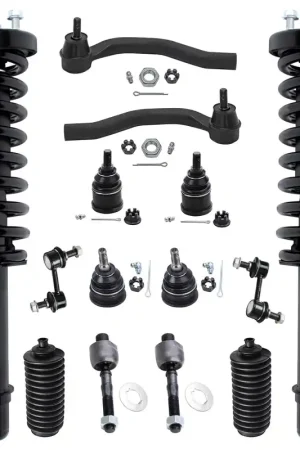 14pc Front Struts Ball Joints Sway Bar Links Tie Rods Suspension Kit Big Sale