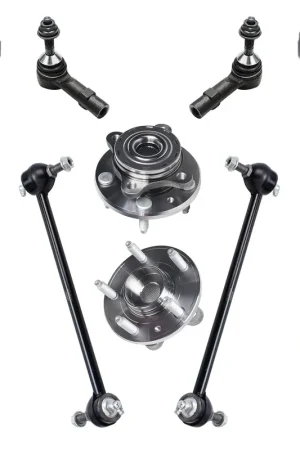 10pc Front Wheel Hub and Bearings Tie Rods Sway Bar Links Suspension Kit Exclusive Offer