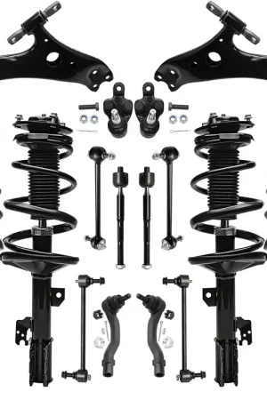 16pc Front & Rear Struts Lower Control Arms Sway Bar Links Suspension Kit Save Now