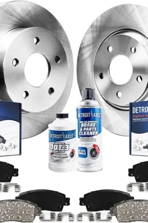 10pc Front & Rear Disc Rotors and Ceramic Brake Pads Kit Top Pick