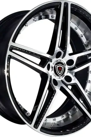Place Order Marquee Wheels M3258 Gloss Black Machined Wheel; 20x9; 15mm Offset