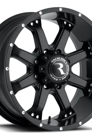 Bargain Raceline Assault Wheel 17x9 8x165.1 Black 18mm - FREE T-SHIRT INCLUDED!