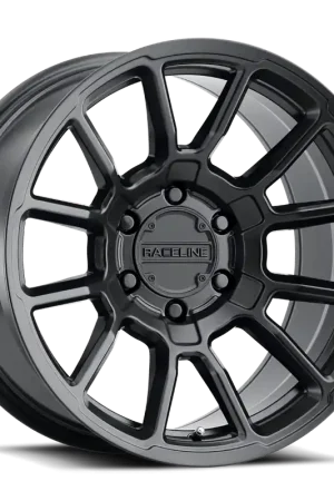 Buy Today Raceline 950B Gauge Wheel 17x8.5 6x114.3 Satin Black 18mm - FREE T-SHIRT INCLUDED!