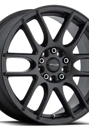 Raceline 141B Mystique Wheel 17x7.5 5x108 & 5x114.3 Satin Black 40mm - FREE T-SHIRT INCLUDED! Best Seller