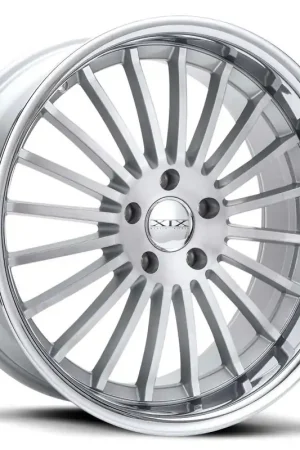 Xix X59 Wheel 20x8.5 5x112 Silver Brushed With Stainless Steel Lip 20mm Trending