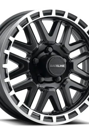 Raceline 953Bm Krank Wheel 15x5 5x114.3 Black Machined 0mm - FREE T-SHIRT INCLUDED! Price Cut