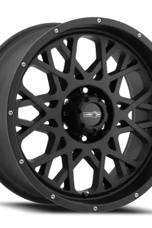 Seasonal Sale Vision Rocker 412 Wheel 20x12 6x139.7 Satin Black -51mm