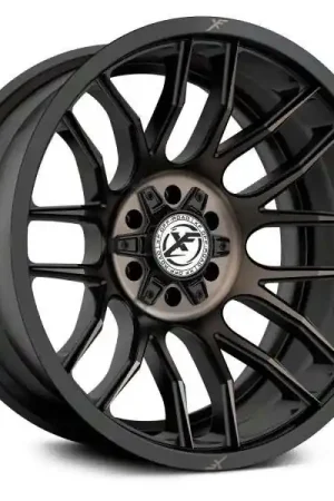 Best Choice Xf Off-Road Xf-232 Wheel 20x10 8x165.1 & 8x170 Satin Black & Bronze Machined Double Dark Tint -12mm