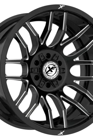 Top Pick Xf Off-Road Xf-232 Wheel 20x9 5x127 & 5x139.7 Gloss Black & Milled 0mm