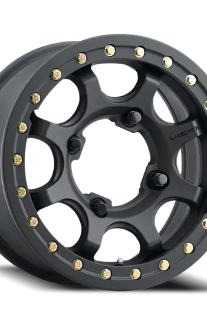 Vision Flow 351 Atv - Utv Wheel 15x7 4x156 Satin Black 38mm Next Day Delivery