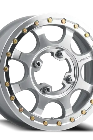 Luxury Vision Flow 351 Atv Utv Wheel - 15x7 4x136 Machined 13mm