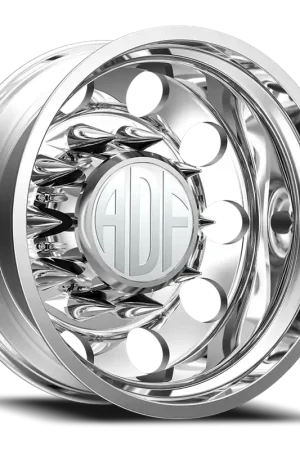 Adf Classic Dually Wheel 24x8.25 8x170 Polished -167mm - MINIMUM PURCHASE OF 4 - FREE T-SHIRT INCLUDED! Price Cut