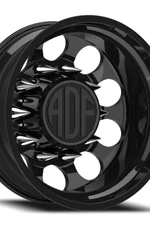 Adf Big Mac Dually Wheel 20x8.25 8x170 Gloss Black -167mm - MINIMUM PURCHASE OF 4 - FREE T-SHIRT INCLUDED! While Supplies Last