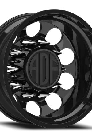 Handmade Adf Big Mac Dually Wheel 22x8.25 8x165.1 Gloss Black -167mm - MINIMUM PURCHASE OF 4 - FREE T-SHIRT INCLUDED!