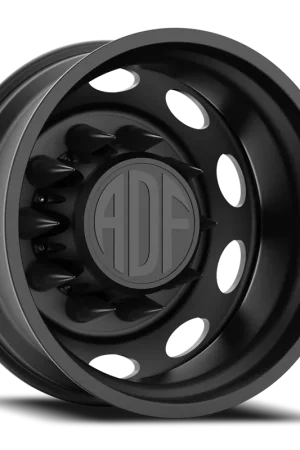 Super Sale Adf Peterson Dually Wheel 20x8.25 10x225 Satin Black -167mm - MINIMUM PURCHASE OF 4 - FREE T-SHIRT INCLUDED!