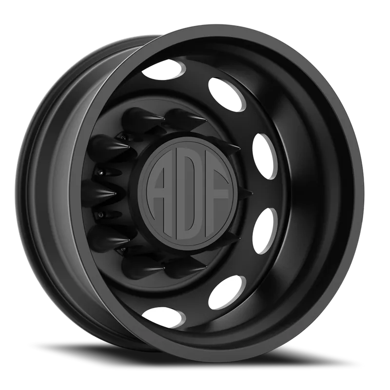 Super Sale Adf Peterson Dually Wheel 20x8.25 10x225 Satin Black -167mm - MINIMUM PURCHASE OF 4 - FREE T-SHIRT INCLUDED!