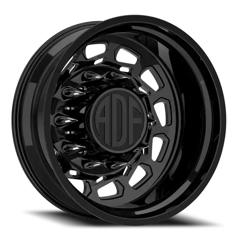 Adf Payload Right Dually Wheel 22x8.25 8x170 Gloss Black -167mm - MINIMUM PURCHASE OF 4 - FREE T-SHIRT INCLUDED! Limited Offer