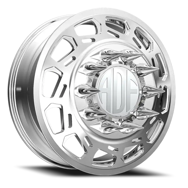 Adf Payload Left Dually Wheel 22x8.25 8x165.1 Polished 144mm. - MINIMUM PURCHASE OF 4 - FREE T-SHIRT INCLUDED! Must Have